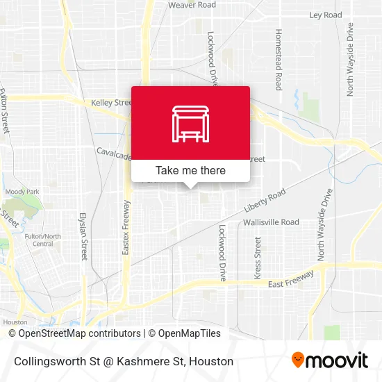 Collingsworth St @ Kashmere St map