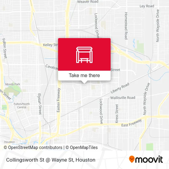 Mapa de Collingsworth St @ Wayne St