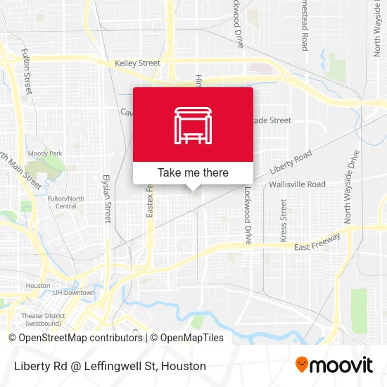 Liberty Rd @ Leffingwell St map