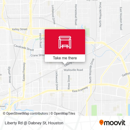 Liberty Rd @ Dabney St map