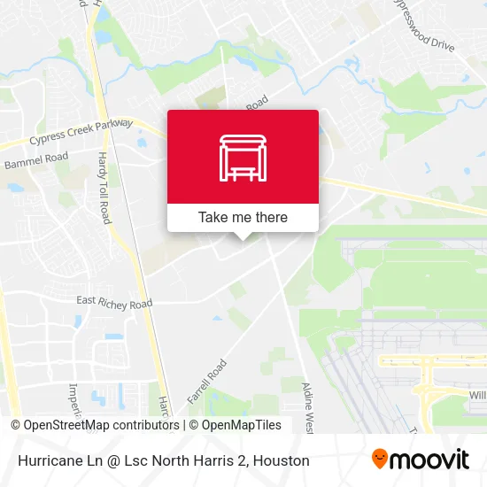 Hurricane Ln @ Lsc North Harris 2 map