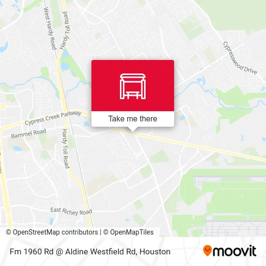 Mapa de Fm 1960 Rd @ Aldine Westfield Rd