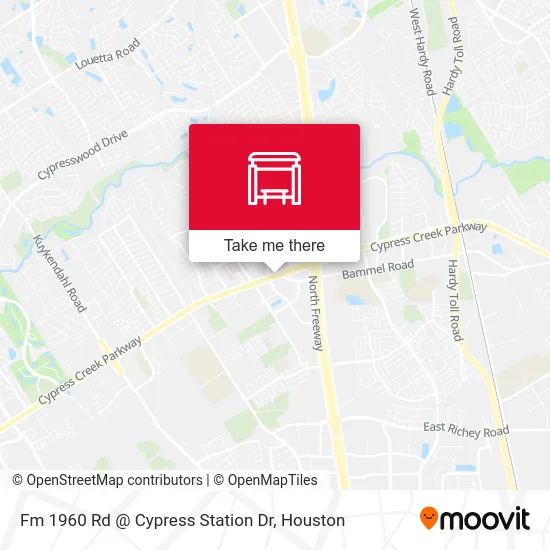 Mapa de Fm 1960 Rd @ Cypress Station Dr