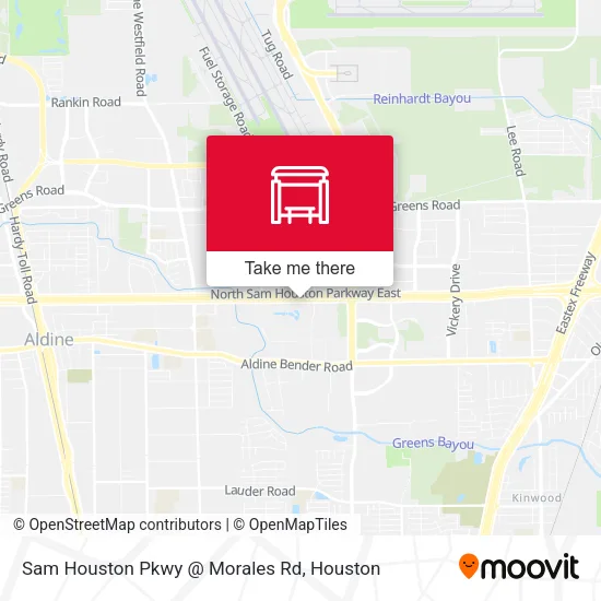 Sam Houston Pkwy @ Morales Rd map