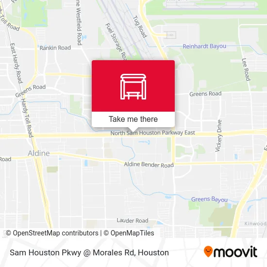 Sam Houston Pkwy @ Morales Rd map