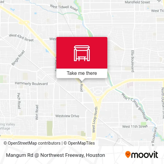 Mangum Rd @ Northwest Freeway map