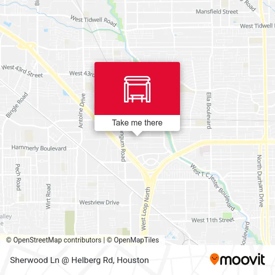 Mapa de Sherwood Ln @ Helberg Rd
