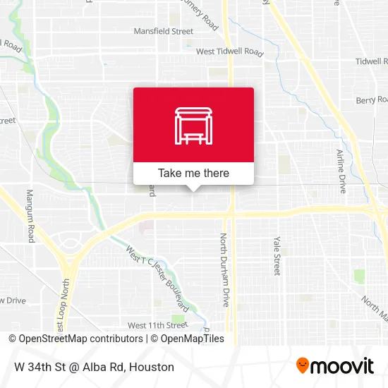 Mapa de W 34th St @ Alba Rd