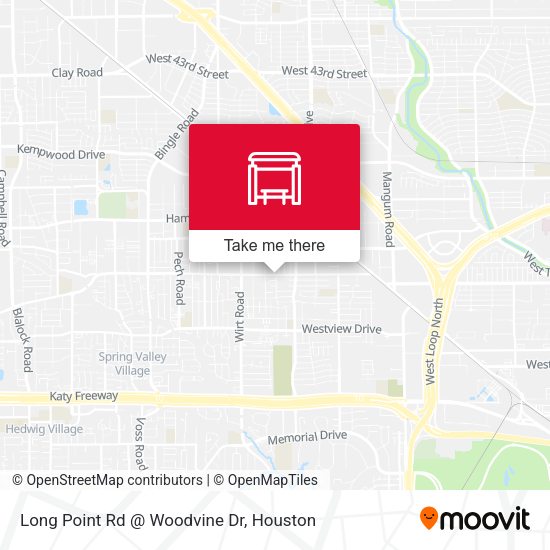 Long Point Rd @ Woodvine Dr map