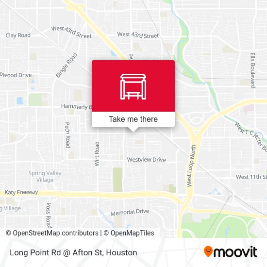 Long Point Rd @ Afton St map