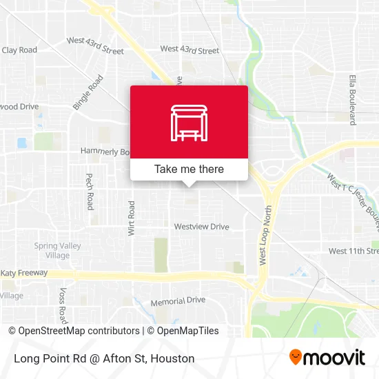 Long Point Rd @ Afton St map