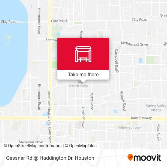 Gessner Rd @ Haddington Dr map