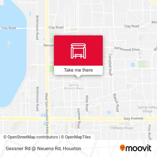 Gessner Rd @ Neuens Rd map