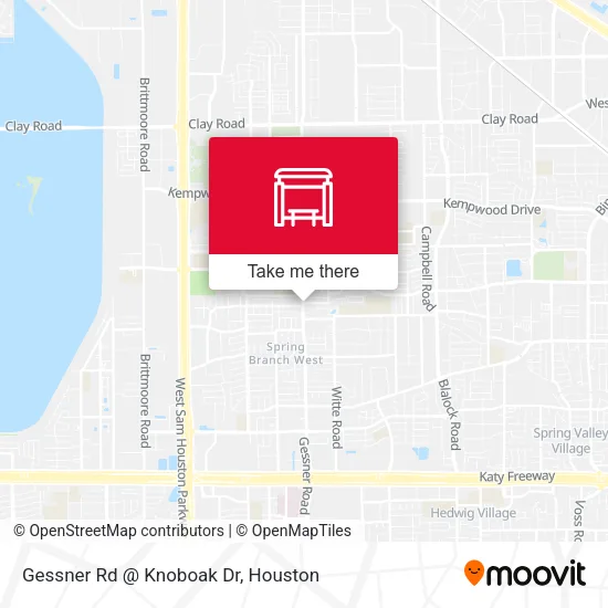 Gessner Rd @ Knoboak Dr map