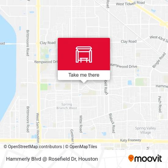 Hammerly Blvd @ Rosefield Dr map