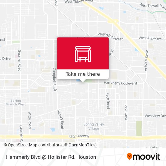 Mapa de Hammerly Blvd @ Hollister Rd