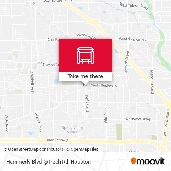 Hammerly Blvd @ Pech Rd map