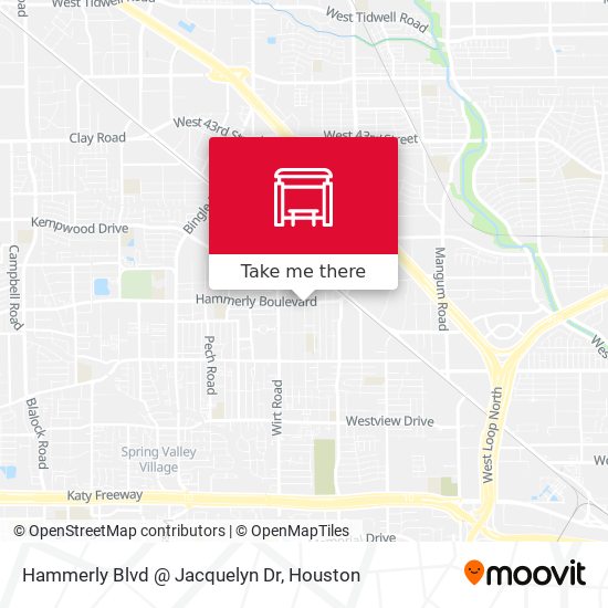 Hammerly Blvd @ Jacquelyn Dr map