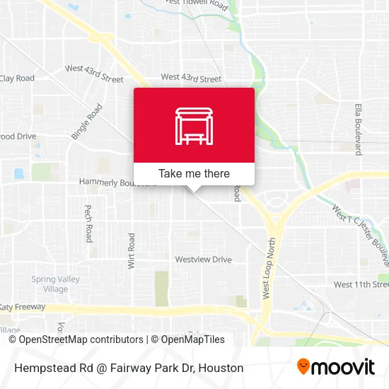 Mapa de Hempstead Rd @ Fairway Park Dr