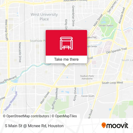 S Main St @ Mcnee Rd map