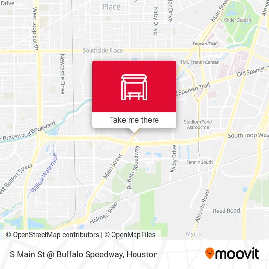 S Main St @ Buffalo Speedway map