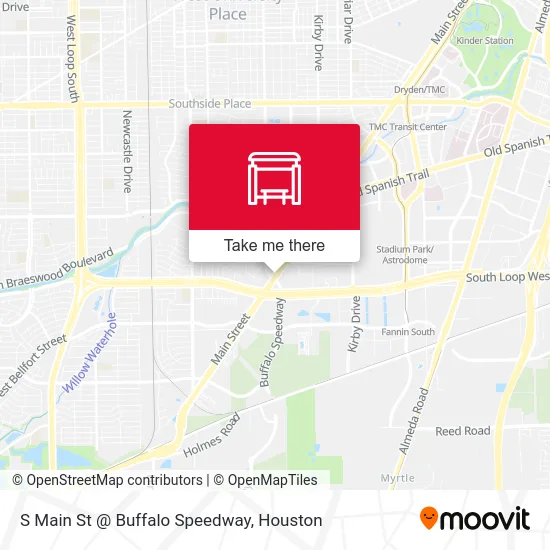 Mapa de S Main St @ Buffalo Speedway