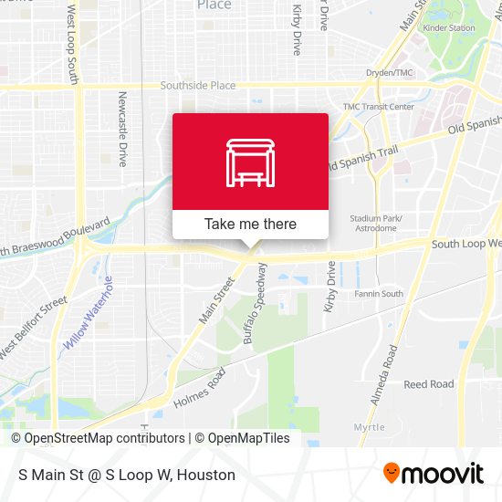 S Main St @ S Loop W map