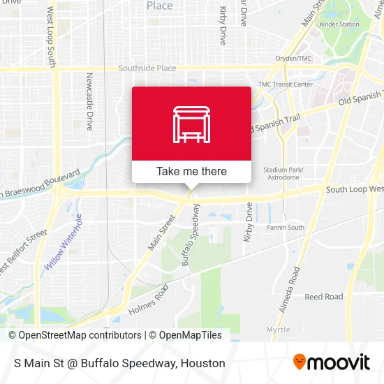 Mapa de S Main St @ Buffalo Speedway