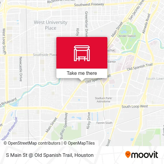 Mapa de S Main St @ Old Spanish Trail