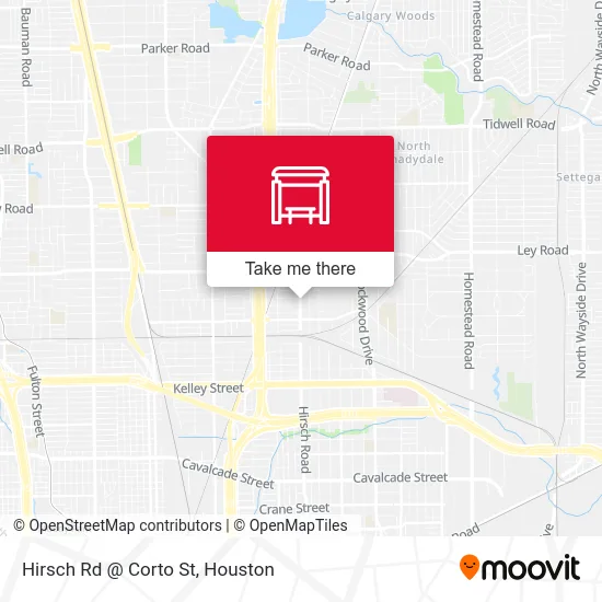 Mapa de Hirsch Rd @ Corto St