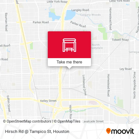 Hirsch Rd @ Tampico St map