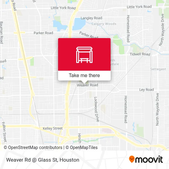 Weaver Rd @ Glass St map