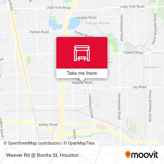 Weaver Rd @ Bonita St map