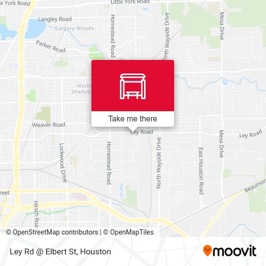 Ley Rd @ Elbert St map