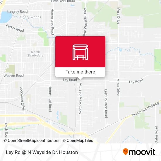 Mapa de Ley Rd @ N Wayside Dr