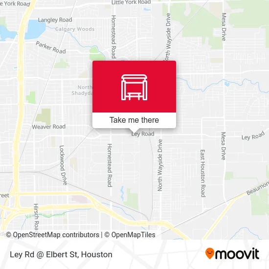 Ley Rd @ Elbert St map