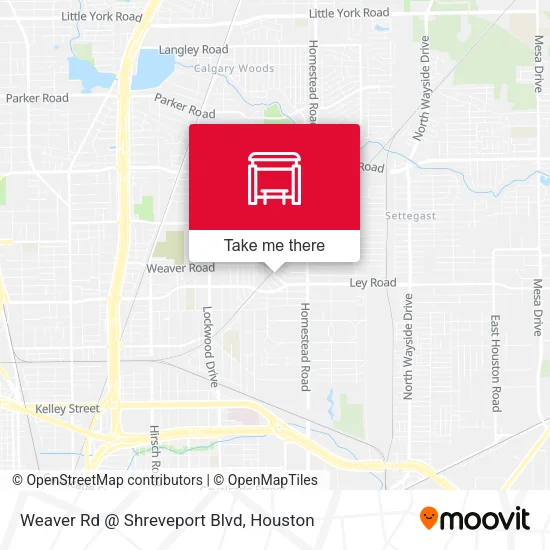 Weaver Rd @ Shreveport Blvd map