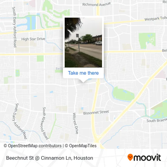 Beechnut St @ Cinnamon Ln map