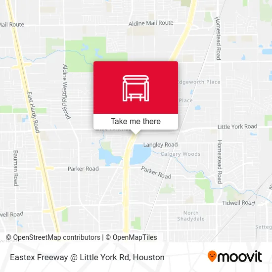 Eastex Freeway @ Little York Rd map