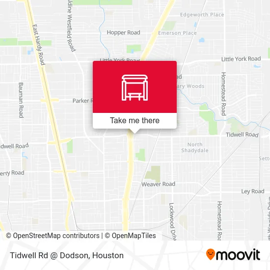 Tidwell Rd @ Dodson map