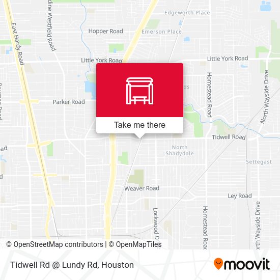 Tidwell Rd @ Lundy Rd map