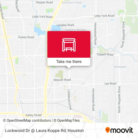 Lockwood Dr @ Laura Koppe Rd map