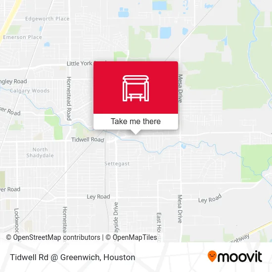 Tidwell Rd @ Greenwich map