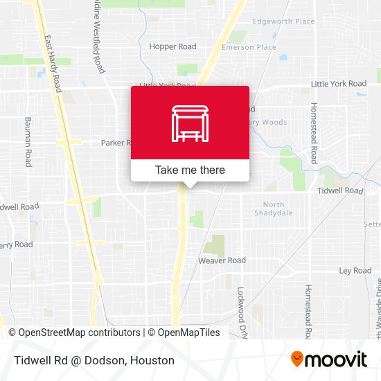Tidwell Rd @ Dodson map