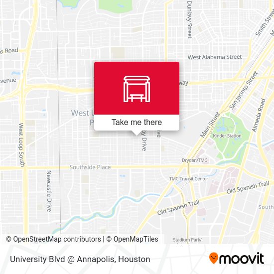 University Blvd @ Annapolis map