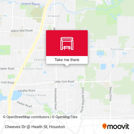 Cheeves Dr @ Heath St map