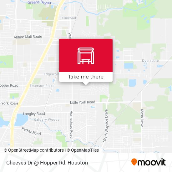 Cheeves Dr @ Hopper Rd map