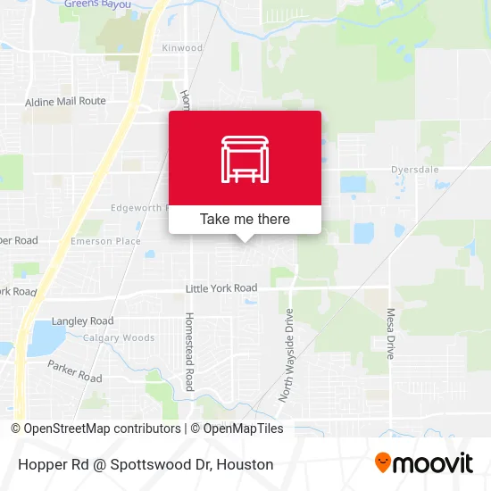 Hopper Rd @ Spottswood Dr map