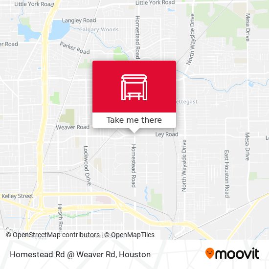 Homestead Rd @ Weaver Rd map