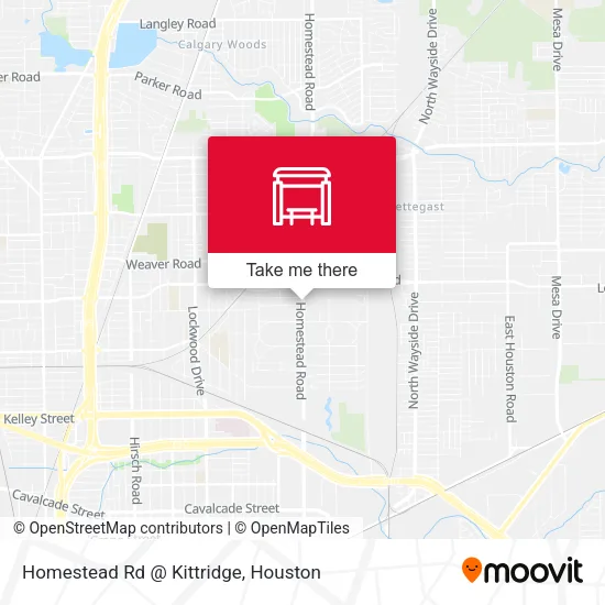 Homestead Rd @ Kittridge map